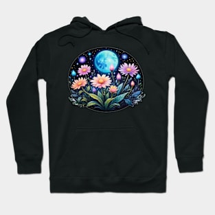 Glowing Nightscapes: Mschiffer's Detailed Bioluminescent Illustration (403) Hoodie